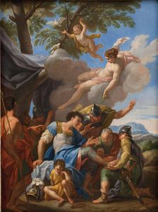 Venus Bringing Simples for the Wounded Aeneas, 1706. Creator: Hendrik Krock