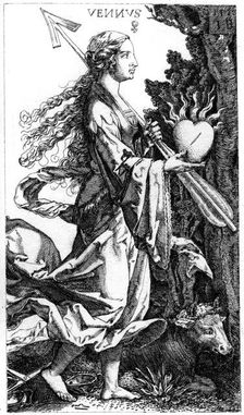Venus c1520s (1849).Artist: Jacob Binck