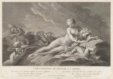 Venus Giving Nectar to Cupid, 18th century. Creator: Pierre François Basan
