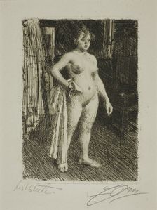 Venus de la Villette, 1893. Creator: Anders Leonard Zorn