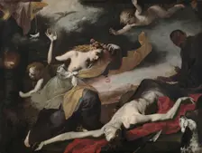Venus Discovering the Dead Adonis, c. 1650. Creator: Unknown