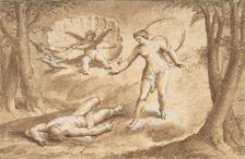 Venus Discovering the Death of Adonis, 17th century. Creator: Anon