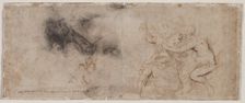 Venus Disarming Mars, Drapery Study, c. 1632/35. Creator: Peter Paul Rubens (Flemish, 1577-1640)