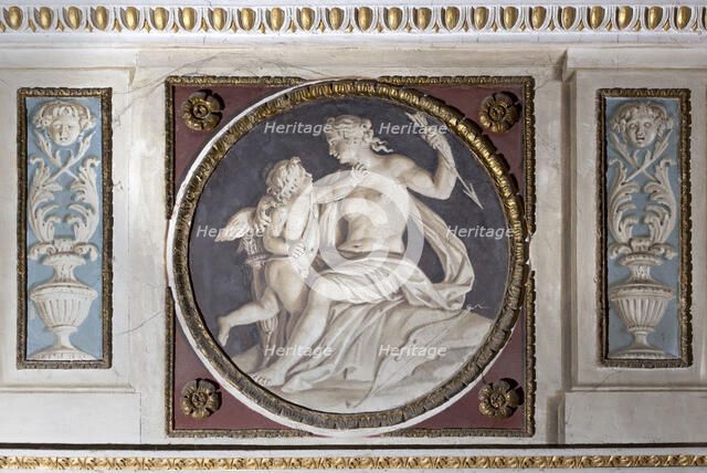 Venus disarms Cupid, 16th century. Creator: Romano, Giulio (1499-1546).