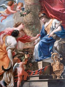 Vénus et l'Amour c1535-1560. Artist: Lambert Sustris