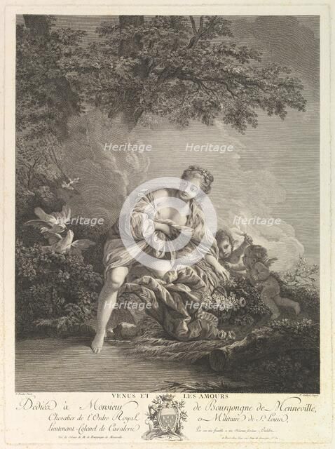 Venus et les Amours (Venus and the Loves), 18th century. Creator: Rene Gaillard.