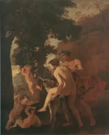 Venus, Faun and Putti, 1631. Creator: Nicolas Poussin