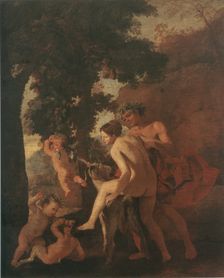 Venus, Faun and Putti, 1631. Creator: Nicolas Poussin