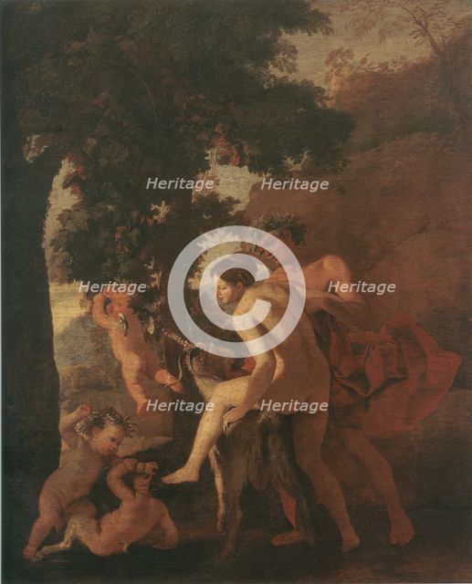 Venus, Faun and Putti, 1631. Creator: Nicolas Poussin.