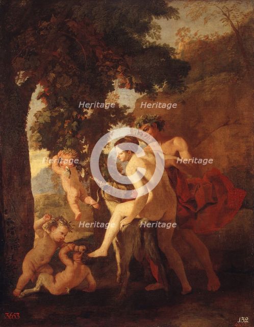 Venus, Faun and Putti.