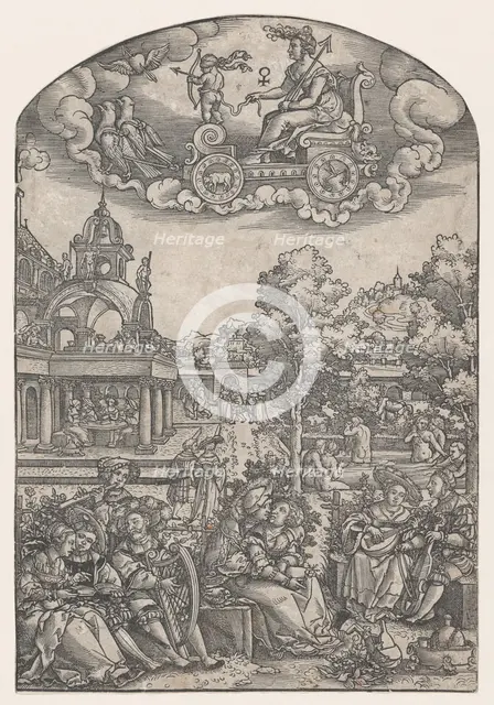Venus, from The Seven Planets. Creator: Georg Pencz.