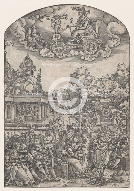 Venus, from The Seven Planets. Creator: Georg Pencz.