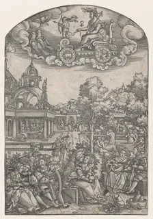 Venus, from The Seven Planets. Creator: Georg Pencz