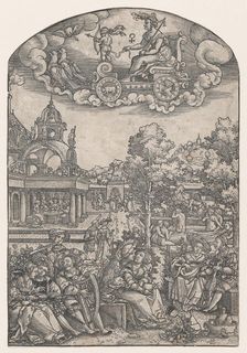 Venus, from The Seven Planets. Creator: Georg Pencz