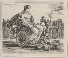 Venus, from Game of Mythology (Jeu de la Mythologie), 1644. Creator: Stefano della Bella