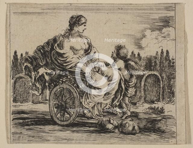 Venus, from 'Game of Mythology' (Jeu de la Mythologie), 1644. Creator: Stefano della Bella.