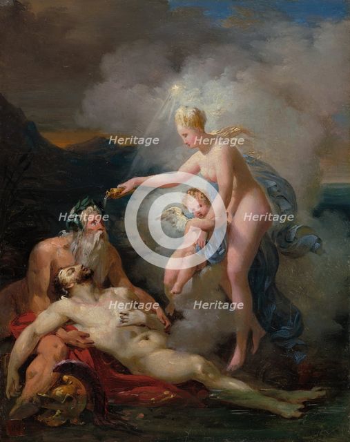 Venus Healing Aeneas, about 1820. Creator: Merry Joseph Blondel.