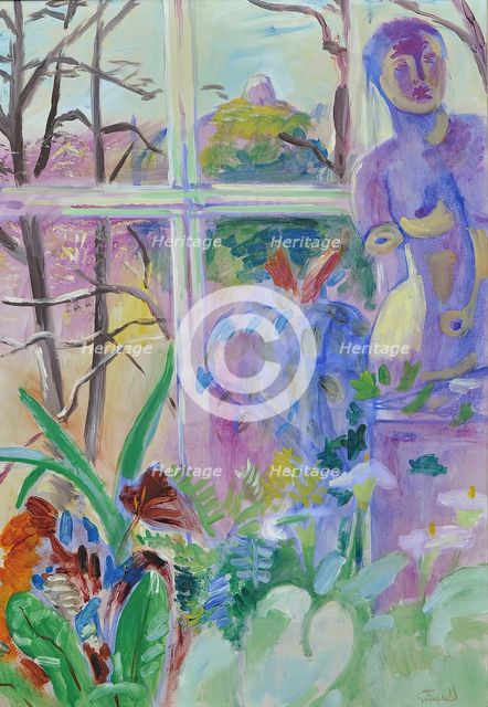 Venus in the flower window, 1939. Creator: Isaac Grunewald.
