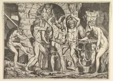 Venus in Vulcan's Forge, 1546-47. Creator: Leon Davent