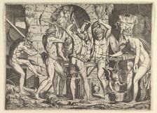 Venus in Vulcan's Forge, 1546-47. Creator: Leon Davent