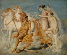 Venus, Injured by Diomedes, Returns to Olympus, 1805. Creator: Jean-Auguste-Dominique Ingres