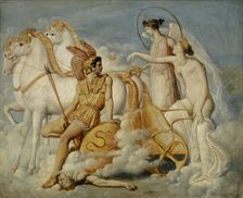 Venus, Injured by Diomedes, Returns to Olympus, ca 1802. Creator: Ingres, Jean Auguste Dominique (1780-1867)