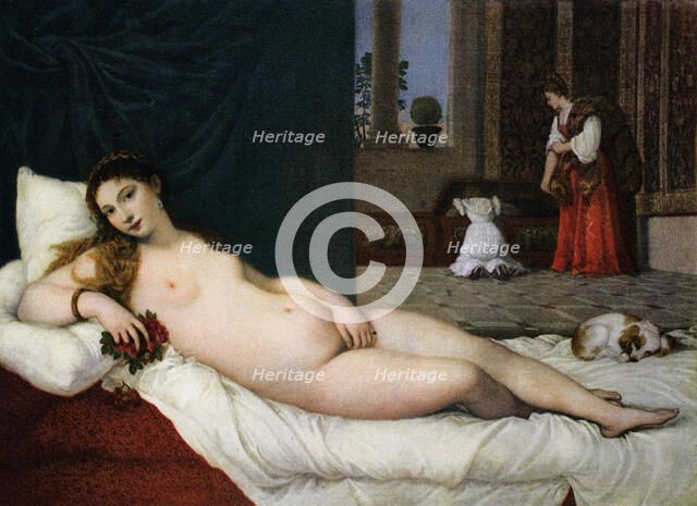 'Venus of Urbino', c1538, (1937). Artist: Titian