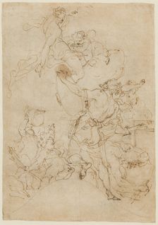 Venus Ordering Armor for Aeneas at Vulcan's Forge, 18th or early 19th century. Creator: Gaetano Gandolfi
