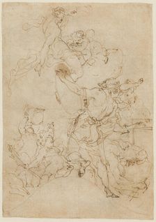 Venus Ordering Armor for Aeneas at Vulcan's Forge, 18th or early 19th century. Creator: Gaetano Gandolfi