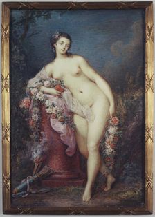 Venus leaning on a column, c1780. Creator: Jacques Charlier