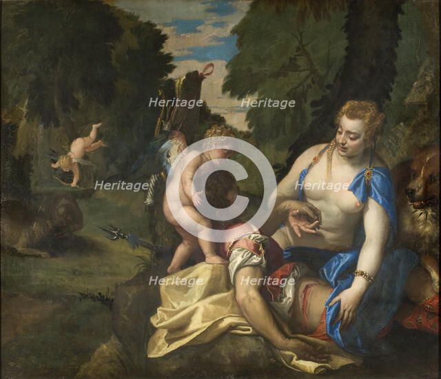 Venus Mourning Adonis.