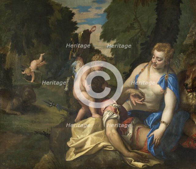 Venus Mourning Adonis, mid-late 16th century. Creator: Paolo Veronese.