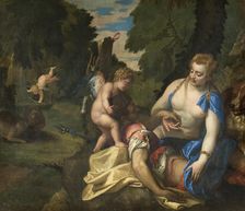 Venus Mourning Adonis, mid-late 16th century. Creator: Paolo Veronese