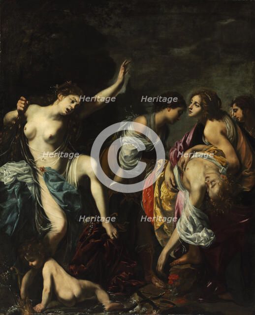 Venus Mourning Adonis, c1626-1628. Creator: Furini, Francesco (1603-1643).