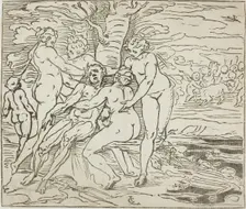 Venus Mourning the Death of Adonis, ca. 1562-63. Creator: Luca Cambiaso