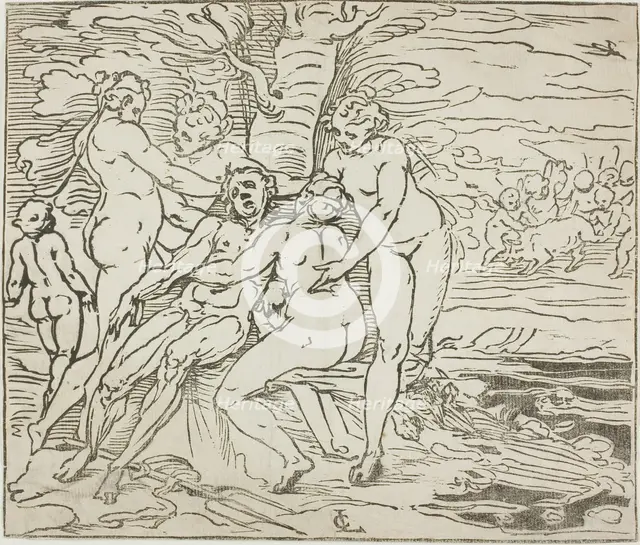 Venus Mourning the Death of Adonis, ca. 1562-63. Creator: Luca Cambiaso.