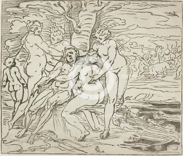 Venus Mourning the Death of Adonis, ca. 1562-63. Creator: Luca Cambiaso.