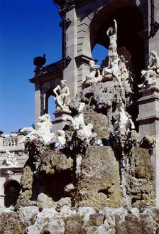 Venus, sculpture by Venanci Vallmitjana, it is part of The Waterfall located at the Ciutadella …
