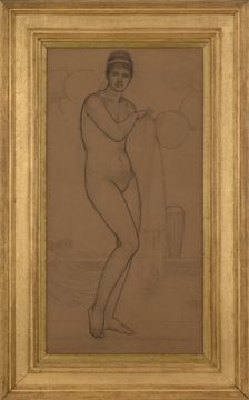 Venus (Standing Nude), 1869. Creator: James Abbott McNeill Whistler