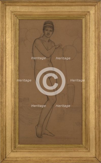 Venus (Standing Nude), 1869. Creator: James Abbott McNeill Whistler.