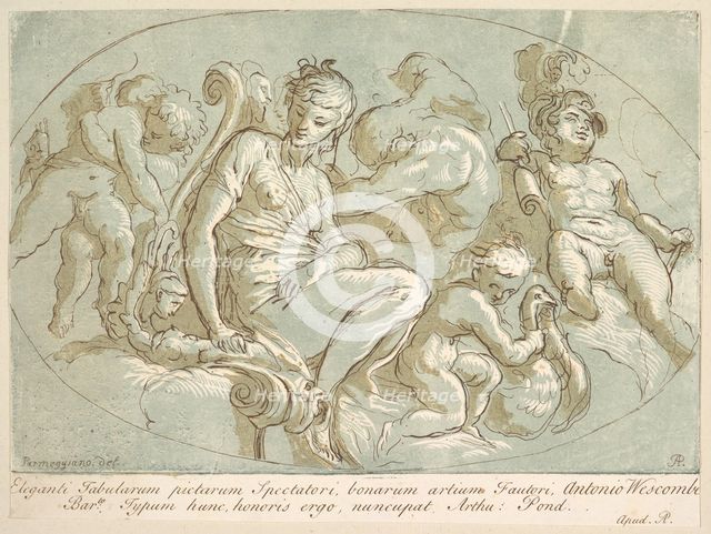 Venus Surrounded by Putti, ca. 1735. Creator: Arthur Pond.