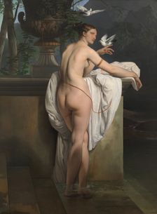 Venus Playing with Two Doves (Portrait of the Ballerina Carlotta Chabert)