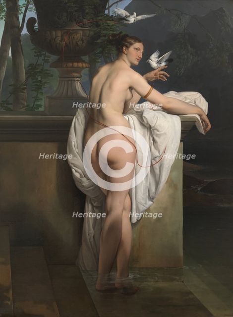 Venus Playing with Two Doves (Portrait of the Ballerina Carlotta Chabert).