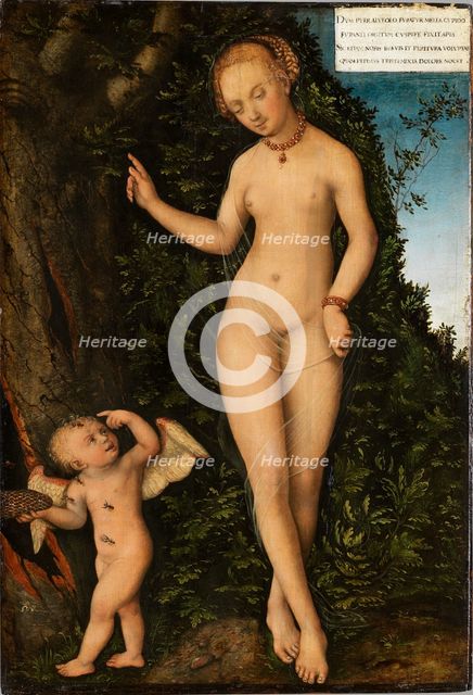 Venus with Cupid the Honey Thief, ca 1537.
