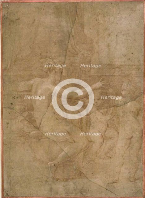 Venus with Cupid and Putto, 1527/30. Creator: Parmigianino.