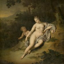 Venus with Cupido. Creator: Willem van Mieris