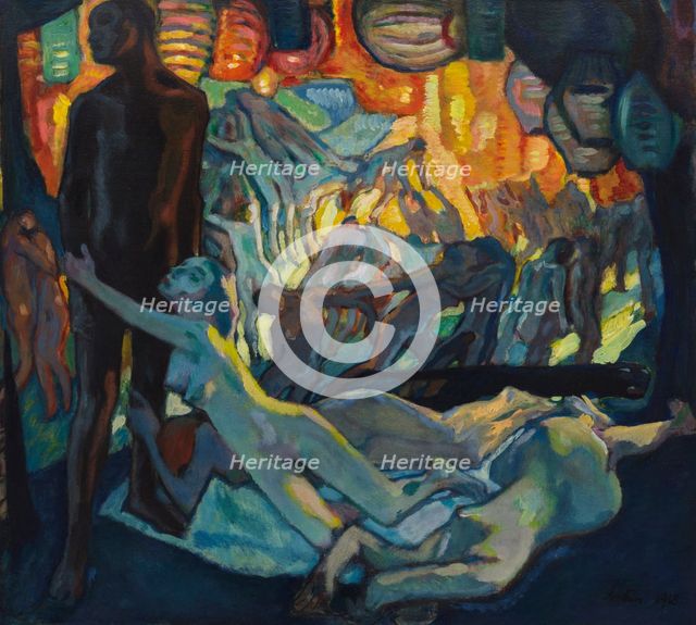 Venusberg. Tannhäuser, 1918. Creator: Putz, Leo (1869-1940).
