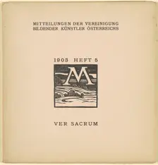 Ver Sacrum [6th year, issue 5, March 1903], 1903. Creator: Karl L.H. Müller