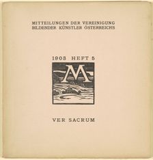 Ver Sacrum [6th year, issue 5, March 1903], 1903. Creator: Karl L.H. Müller