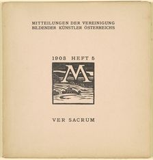 Ver Sacrum [6th year, issue 5, March 1903], 1903. Creator: Karl L.H. Müller